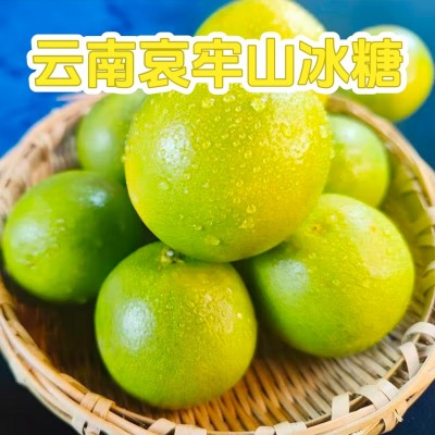 云南新鲜冰糖橙哀牢山橙子甜橙水果孕妇绿皮青皮包邮