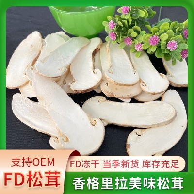 FD松茸干片非姬松茸非高山雪山松茸干货云南特产新鲜冻干松茸片