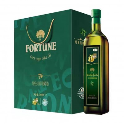 【中粮集团】福临门橄榄油500ml*2进口原料家庭食用油  团购健康