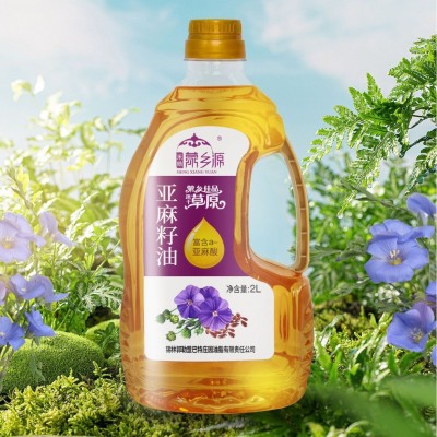 亚麻籽油有机 食用级内蒙古产地直发 物理一级压榨 一箱6瓶