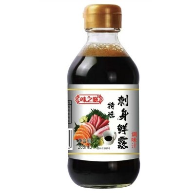 味之膳鲜酱油200MLX12瓶凉拌小瓶装家用生抽组合调味刺身酱料鲜露