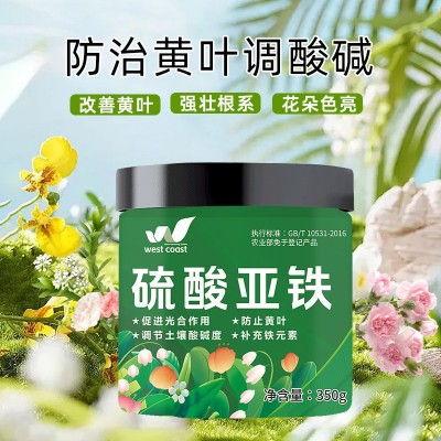 硫酸亚铁花卉缓释肥 蔬菜花卉控释肥 调节土壤酸碱度350g