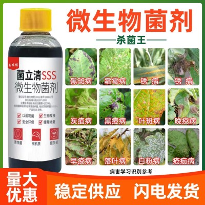 万能杀菌剂细菌病毒病早晚疫病霜霉病白粉病灰霉病稻瘟病锈病肥料