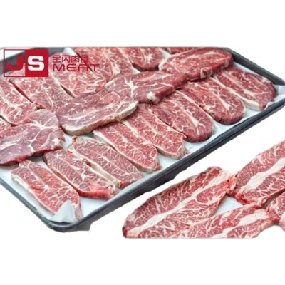 阿根廷3270厂谷饲安格斯牛板腱原切牛排奶香原切电商进口烤肉健身