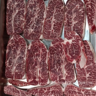 澳洲原切牛肉批发517厂谷饲140天2+板腱适用于西餐、烤肉、火锅