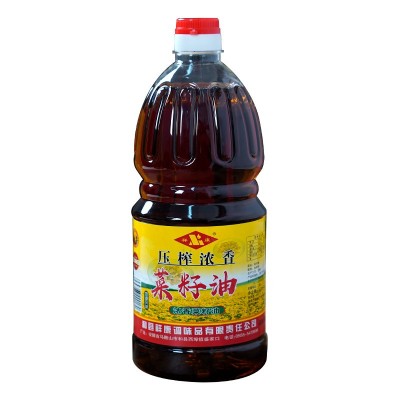 农家自榨纯菜籽油1.7L家用炒菜植物油物理压榨食用油桶装小榨现榨 1桶图5
