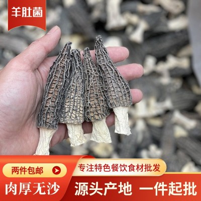 250g羊肚菌干货新鲜半野生菌头茬林下生长云南煲汤肉厚批发菌菇