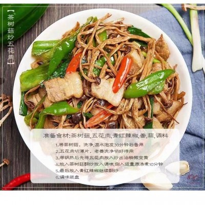 【无熏硫茶树菇净重】开伞茶树菇干货特产 开伞茶树菇食用菌批发图3