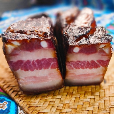 湖南湘西腊肉厂家农家烟熏咸肉非四川五花瘦肉排骨批发图4