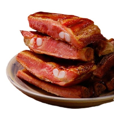 正宗柴火烟熏腊排骨四川农家特产自制山散养土猪腊肉特色柏树熏制 1件图4