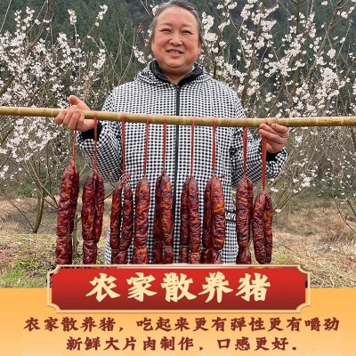 九怡香四川腊肠烟熏麻辣香肠纯肉特产农家手工自制腊味正宗土猪肉图4