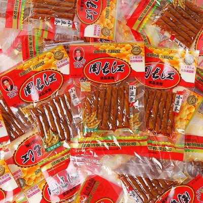 周长江小豆条8090后怀旧辣条湖南麻辣豆筋小零食小吃休闲食品年货
