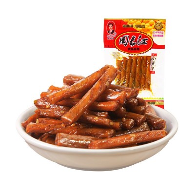 周长江小豆条8090后怀旧辣条湖南麻辣豆筋小零食小吃休闲食品年货图5