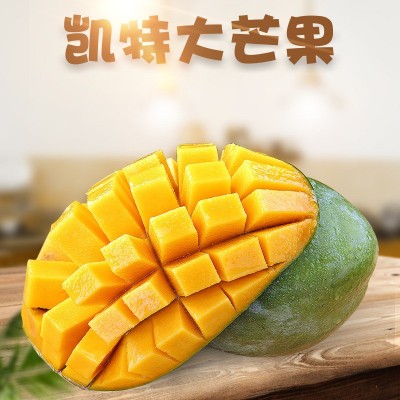 四川攀枝花凯特芒 代发3斤当季新鲜青芒果甜糯多汁大脸芒孕妇水果