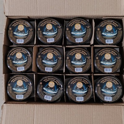 整箱24瓶俄罗斯进玻璃瓶合成模仿黑红鱼籽酱罐头料理105克调味酱图2