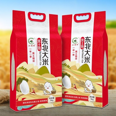 东北大米十斤双层真空包装新米大米砖福利五谷杂粮厂家批发杂粮图2