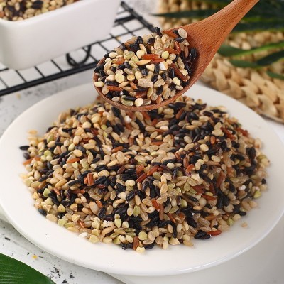 七色糙米500g五谷杂粮东北粗粮新米健身饱腹黑米五色七色糙米批发图2