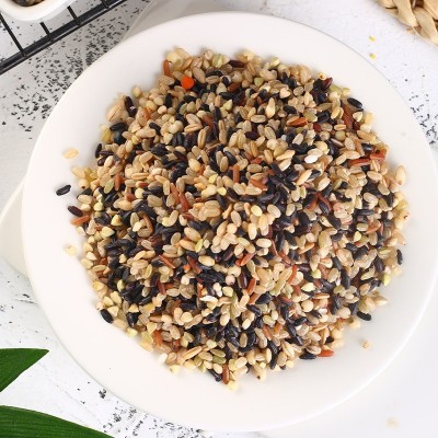 七色糙米500g五谷杂粮东北粗粮新米健身饱腹黑米五色七色糙米批发图3