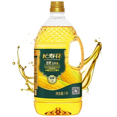 长寿花金胚玉米油1L食用油非转基因烘焙专用蛋糕植物油物 1瓶图2
