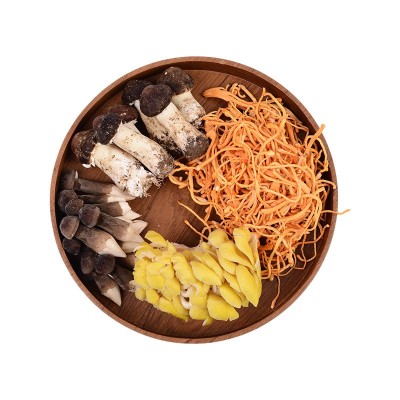 菌汤煲组合新鲜食用菌姬松茸黑皮鸡枞榆黄菇虫草花鸡油鲜菌汤包 2件图5