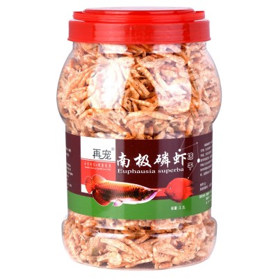 再宠南极磷虾银龙鱼食金鱼饲料血鹦鹉增红鱼粮地图鱼热带鱼食虾干图5