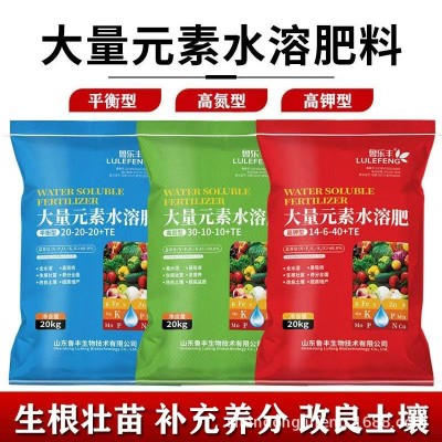 鲁乐丰正品大量元素水溶肥平衡高氮高钾吸收利用率高生根壮苗 1袋图2