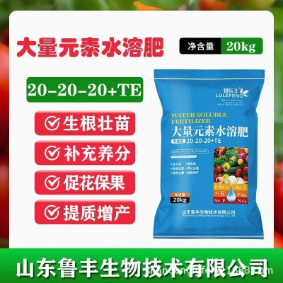 鲁乐丰正品大量元素水溶肥平衡高氮高钾吸收利用率高生根壮苗 1袋图4