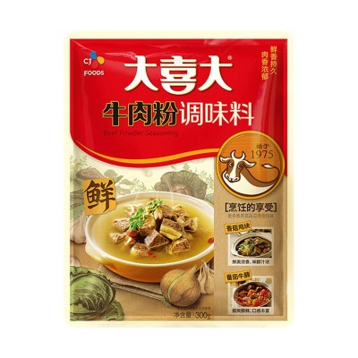 大喜大牛肉粉300g韩式火锅炒菜腌肉煲炖汤提鲜调味品调料商用批发图4