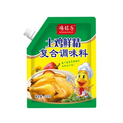 鸿铭乐家用鸡精三鲜鸡精1kg袋土土鲜200克批发小袋鲜香图2