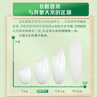 十月稻田 长粒香大米 2.5kg 东北大米香米粳米 五斤 新米批发包邮图2