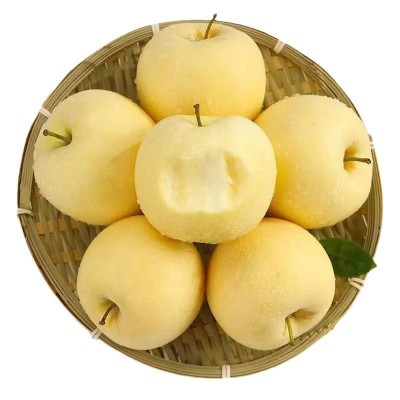 正宗烟台黄金奶油富士苹果当季水果新鲜苹果冰糖心脆甜整箱批发 1箱图5