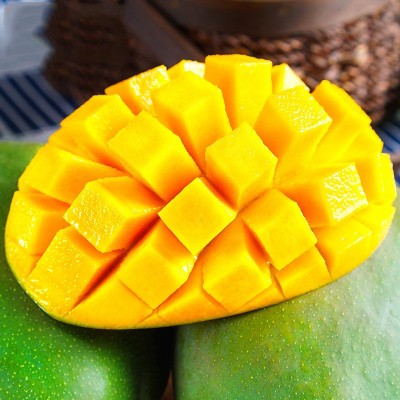 四川攀枝花凯特芒 代发3大果新鲜甜糯大脸芒果当季水果非大青芒 1件图4