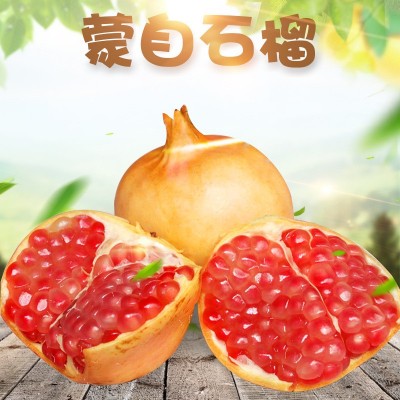 云南蒙自石榴 代发3/9斤大果当季时令硬籽石榴新鲜孕妇水果 1件