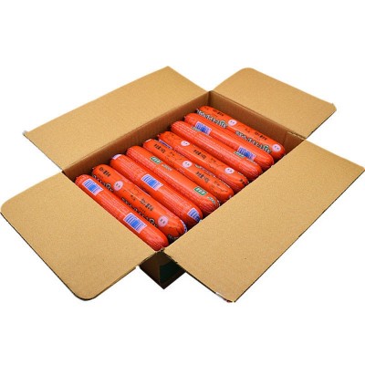 金锣尚清斋清真鸡肉肠牛肉肠香肠淀粉肠粗大140g整箱18支烧烤煎炸 1箱