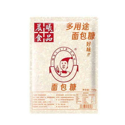 好味白色面包糠家用商用1kg黄糠炸鸡翅炸鸡腿油炸面包屑专用袋装 1袋图5