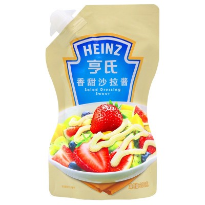 亨氏香甜千岛原味沙拉酱200g寿司色拉蔬菜水果沙拉面包酱含裱花嘴 1袋图3