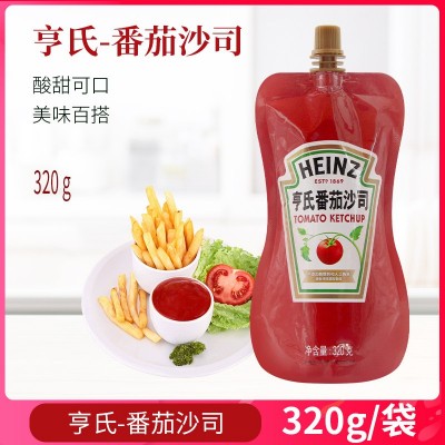 2月产亨氏番茄沙司亨氏番茄酱320g意面调味酱面包三明治披萨薯条 2袋图2
