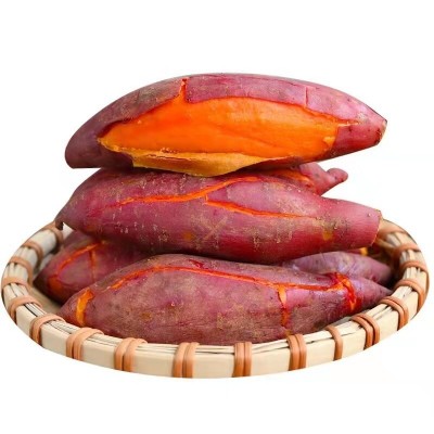 西瓜红薯蜜薯地瓜新鲜9斤蔬菜板栗糖心薯农家自种红心现挖沙地发 1箱图5