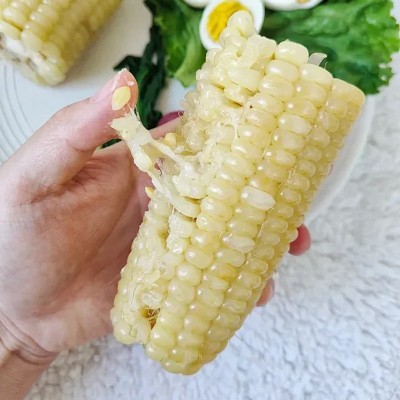 【当季头茬玉米】东北白糯玉米非即食真空装新鲜黏甜苞米早餐代餐 5个图4