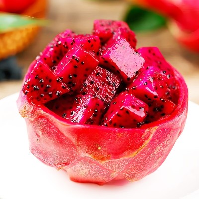 正宗海南金都一号红心火龙果新鲜10斤整箱红肉当季蜜孕妇宝水果图2