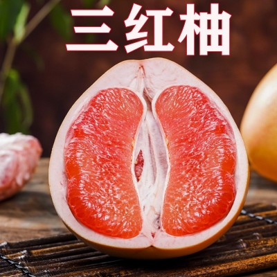 福建平和红心蜜柚当季新果产地直销果园直供皮薄肉厚多汁一件代发