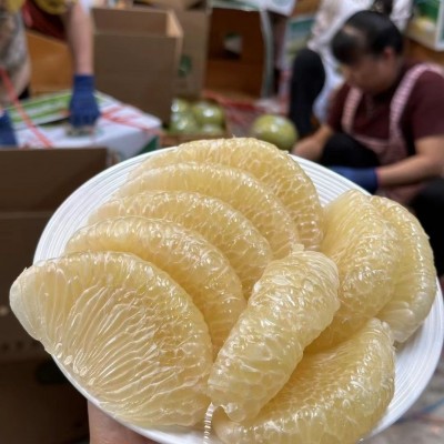 新鲜泰进口青柚脆甜多汁青皮白心大果柚1-4个新鲜直发包邮 1件图4