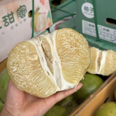 新鲜泰进口青柚脆甜多汁青皮白心大果柚1-4个新鲜直发包邮 1件图5
