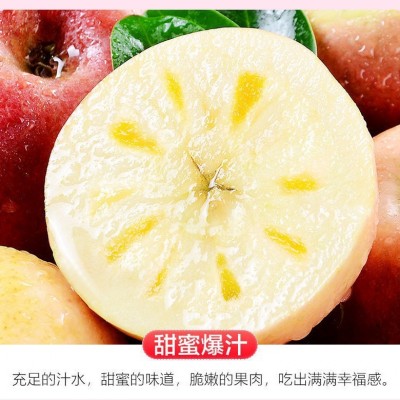 山西红富士苹果10斤装应季新鲜水果糖心脆甜多汁果园现摘整箱直发图3