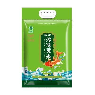 2024东北珍珠贡米5kg珍珠米10斤编织袋包装现磨大米厂家一件代发图5