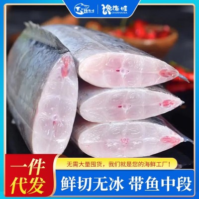 批发冷冻带鱼段成品批发无冰带鱼段冻品整箱东海小眼带鱼中段新货 5斤图2