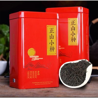 正山小种红茶 桐木关红茶批发 礼盒装 250克罐装浓香型茶叶图2