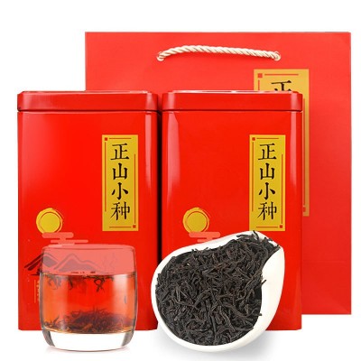 正山小种红茶 桐木关红茶批发 礼盒装 250克罐装浓香型茶叶