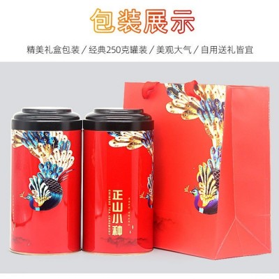 正山小种红茶250克罐装 礼盒装 桐木关红茶批发 工作茶浓香型茶叶图3
