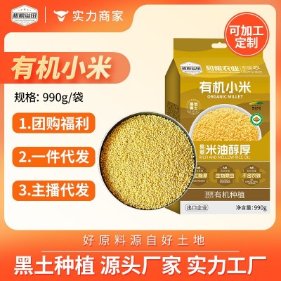 溢田五谷杂粮有机小米黄小米农家杂粮小米粥小米批发 1件图3